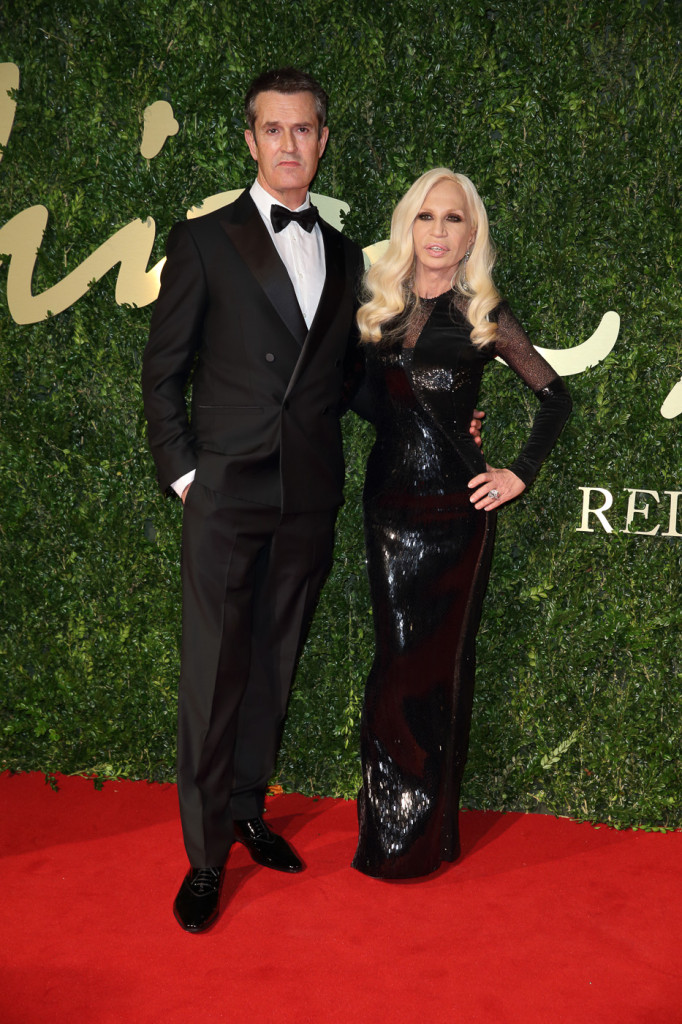 Rupert Everett & Donatella Versace